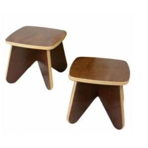 Kids' Wooden Stool for Preschool with Fashion Design and Quality Material System 1