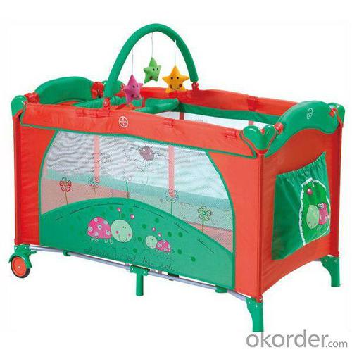 En71 Folding Handiness Baby Playpens Red System 1