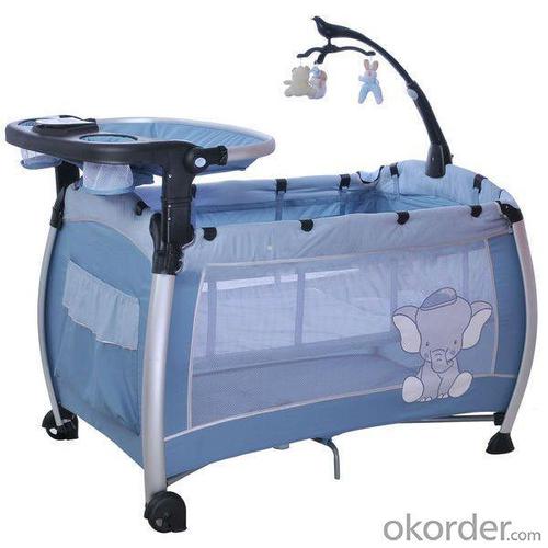 Hot Sell 3-Part Turning Canopy With Toys Baby Pram Blue System 1