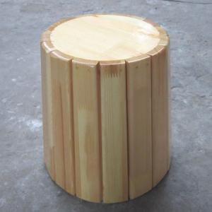 Wooden Stake Children's Chair with Cylindrical Shape High Quality