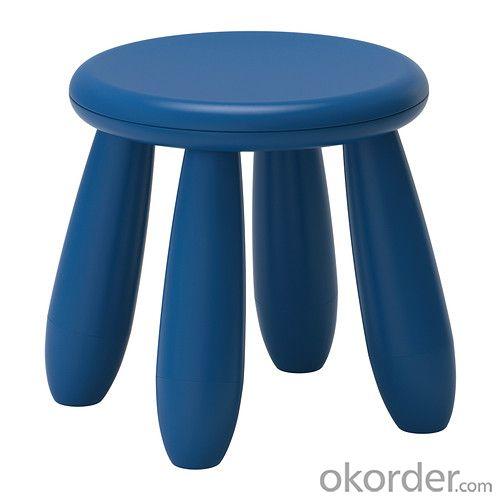 Kids' Plastic Classical Stool with Four Legs and Customized Color System 1