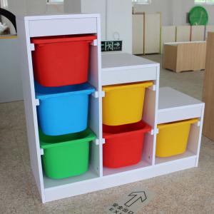 Ladder Style Children's Cabinet with 3 Levels Creative Design System 1