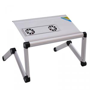 China Factory Adjustable Angle Tablet Table With Fan, Folding Laptop Desk With Height Adjustable Legs, Healthy Children Table System 1