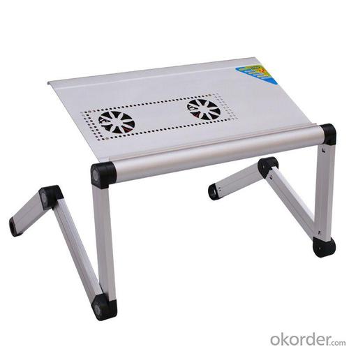 China Factory Adjustable Angle Tablet Table With Fan, Folding Laptop Desk With Height Adjustable Legs, Healthy Children Table System 1