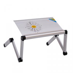 2014 Hot Sale Bed Desk For Laptop Tablet Folding Table With Fan Adjustable Height Children Table