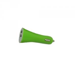 China Factory Hot Sale For iPhone 5 5s iPad iPod Samsung HTC e Cigarette Dual 2 Port USB Car Charger Green Color System 1