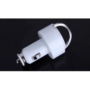 Car Charger for Smart Phones/ipad/iTouch/MP3/MP4/E-Cigarette/Camera with Dual USB Port with Ring Pull System 1