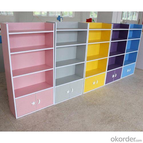 Pure Color Children's Cabinet Environmental Material Space-saving System 1