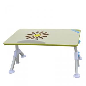 China Factory Wooden Foldable Laptop Table With Fan Height Angle Adjustable Kids Table