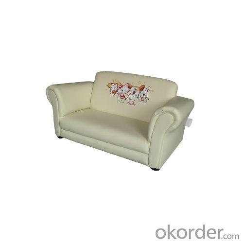 Beautiful Kids' Sofa with PU Leather Two Seats Cartoon Pattern System 1