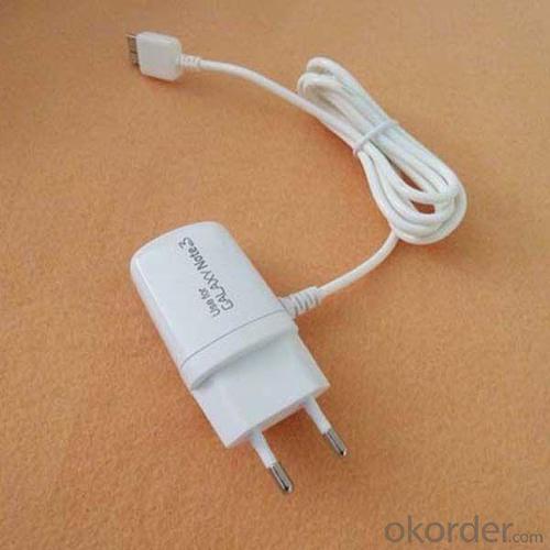 China Factory For Samsung Galaxy Note 3 III N7100 Wall Charger Adaptor 3-11v 1600mAh White Euro EU Plug System 1