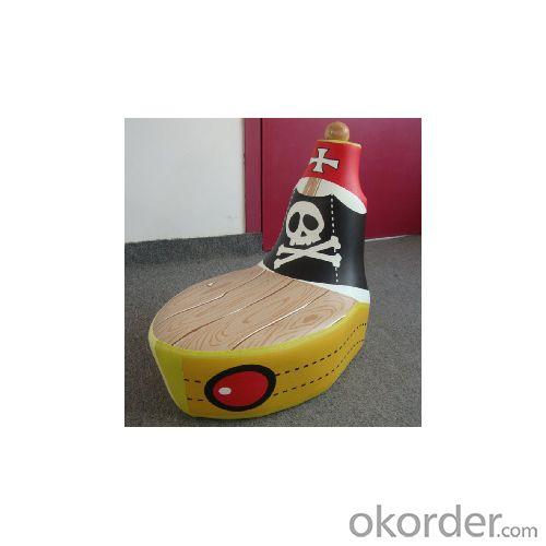 Pirate Ship Shape Kids' Sofa with Customized Size and Color System 1