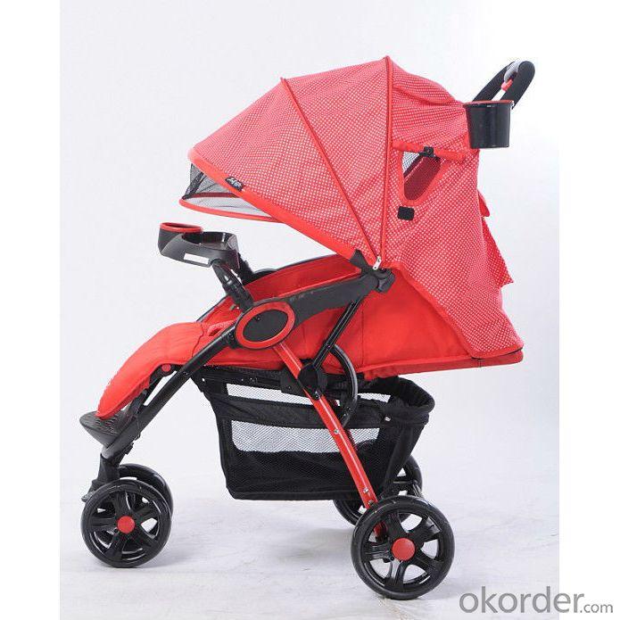 C238 Three Wheels Baby Stroller Red
