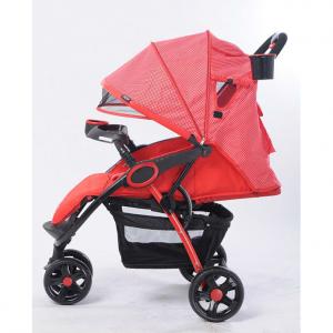 C238 Three Wheels Baby Stroller Red