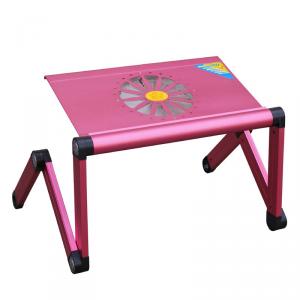 Buy Children Table From Factory Aluminum Laptop Folding Table With Fan, Height Angle Adjustable Children Table
