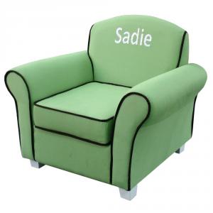 Upscale Fabric Single Sofa for Children with Ergonomic Design Multiple Color System 1