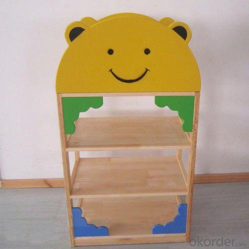 Bear Shape Wooden Cabinet for Children Durable High Quality System 1