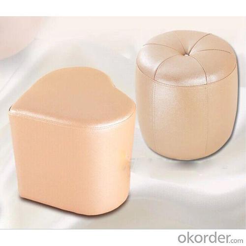 Heart Shape Leather Stool with Factory Price and High Quality System 1