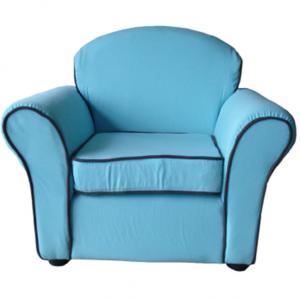 Upscale Fabric Single Sofa for Children with Ergonomic Design Multiple Color