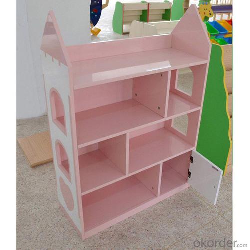 House Style Kids' Bookshelf Creative Design Non-toxic MDF Board System 1