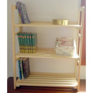 Simple Bookshelf for Children Eco-friendly Wood Material Non-toxic