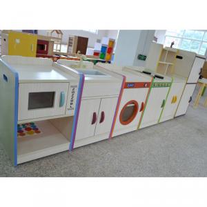 Kids' Colorful Cabinet for Storing Toy Clothes Books Creative Design