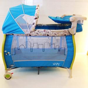 2014 Playpen With Color Tubes Pb-007 (Tp204) Blue System 1