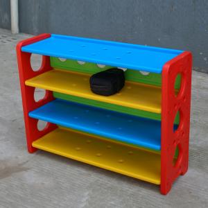 Colorful Plastic Children's Cabinet Storage High Capacity Space-saving