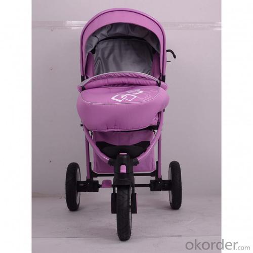 2014 Three Air Wheels Aluminum Baby Push Chair C368 Purple System 1