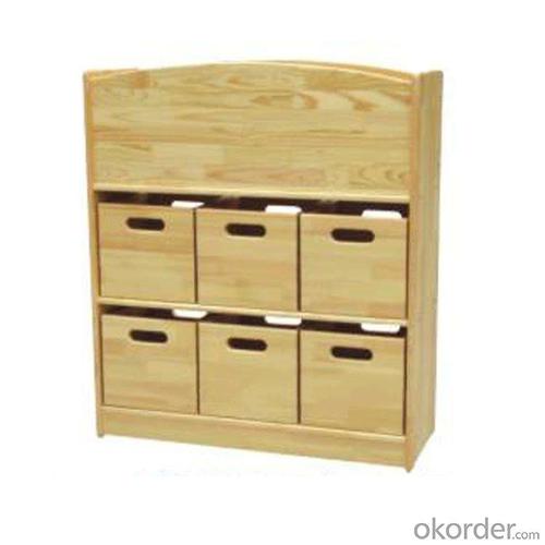 Children's Wooden Cabinet Used for Kindergarten Multiple Pattern System 1