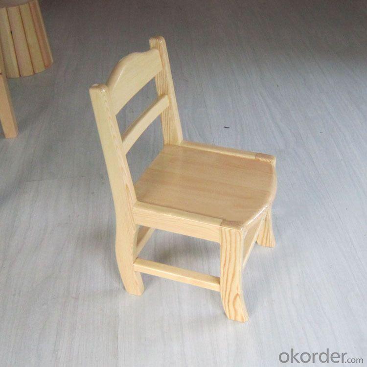 Kids' Wooden Chair with Backrest and Environmental Non-toxic Paint