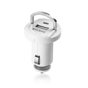 Car Charger for iPhone 5 /5s/ iPad 2/ 3/ 4/ 5/ iPod with Mini Dual USB Port in White against Over-heat System 1