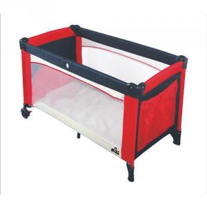 Foldable Baby Playpen with Iron Pipe Structure Thick Mattress Easy to Clean System 1