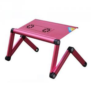 Best Price Aluminum Foldable Laptop Desk For Bed and Sofa, Healthy Children Study Lamp