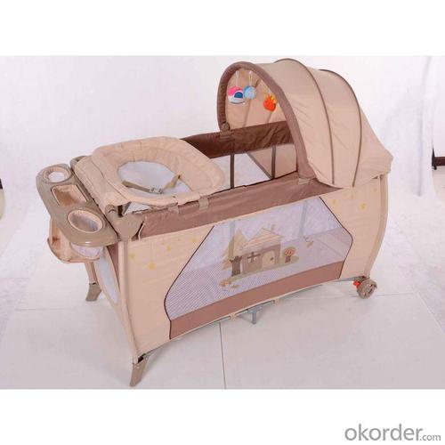 2014 Baby Playpen/ Travel Cot / Play Yard With Full Function Pf Yellow System 1