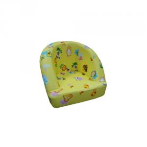 Children's Single Relax Sofa with Eco-friendly Material Flower Pattern System 1