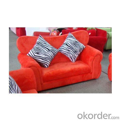 Red Children's Sofa with Two Seats Various Style Back Foldable System 1