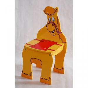 Wooden Horse Chair for Preschool Chilren with Different Pattern System 1