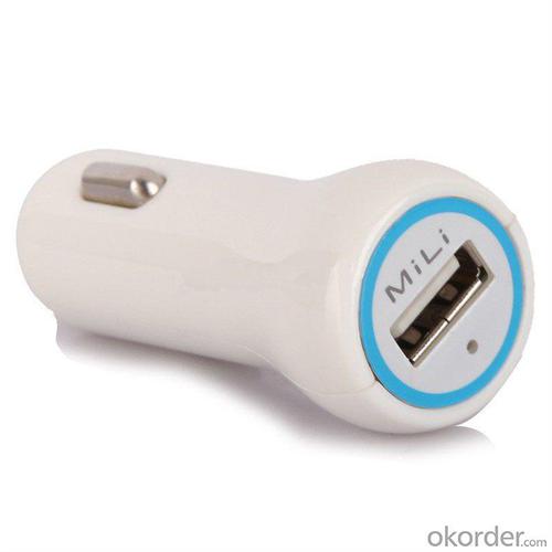 Car Charger for iPhones/Smart Phones/ipad/iTouch/MP3/MP4/E-Cigarette/Camera with Dual USB Port System 1