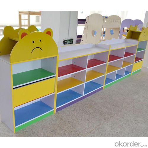 Lovely Cartoon Design Kids' Cabinet Storage for Kindergarten System 1