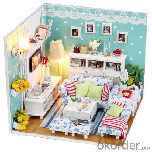 wooden doll house