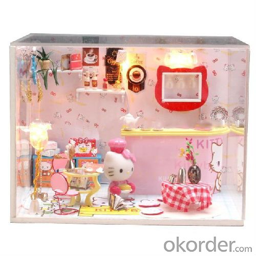 wooden doll house