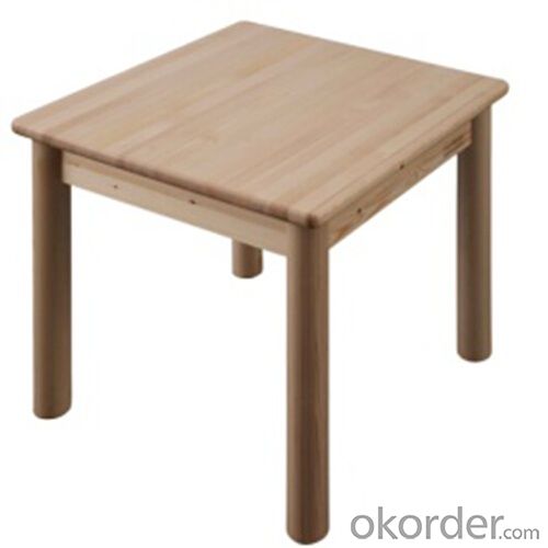 high quality solid wood children table, solid wood rectangle children table
