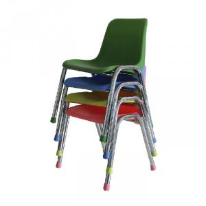 Stylish Kids' Chair for Preschool ABS and Chromed Frame for Wholesale