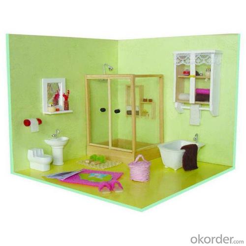 Diy Wooden Doll House, Diy Wooden Toy House, Funny Doll House With Light System 1