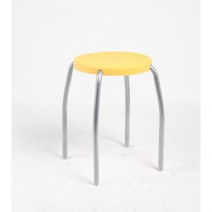 Comfortable Black Leisure Stool for Kids with Powder Coating Steel Frame