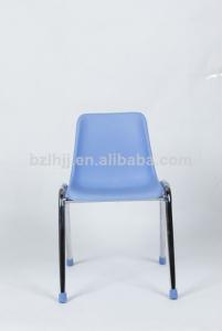 Plastic One Piece Chair for Children ABS and Chromed Frame Ergonomic Design