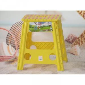 Plastic Foldable Children's Chair of 39cm Height Colorful and Cute
