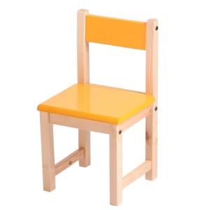 Wooden Beech Kids' Study Chair Non-toxic Pretty Color Customization