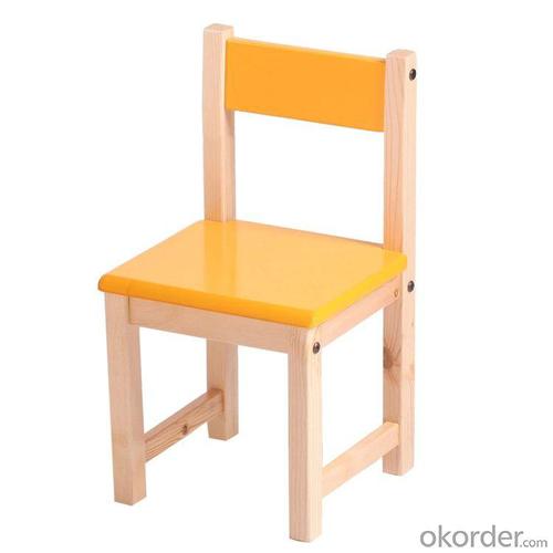 Wooden Beech Kids' Study Chair Non-toxic Pretty Color Customization System 1